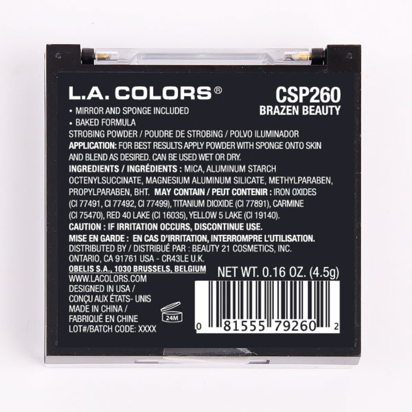 Strobing Puder-Highlighter - L.A. Colors : Brazen Beauty - 2