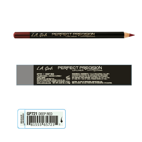 Lippenstift - Perfekte Präzision - L.A. Girl : Deep Red - 2