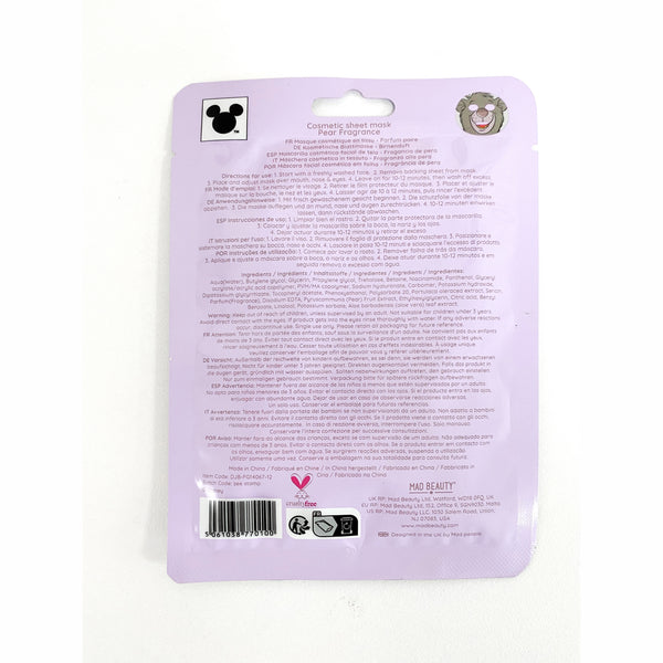 Gesichtsmaske Baloo - Das Dschungelbuch - Mad Beauty - 3