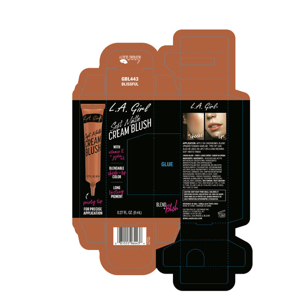 Weiches, mattes Creme-Rouge - L.A. Girl : Blissful - 2
