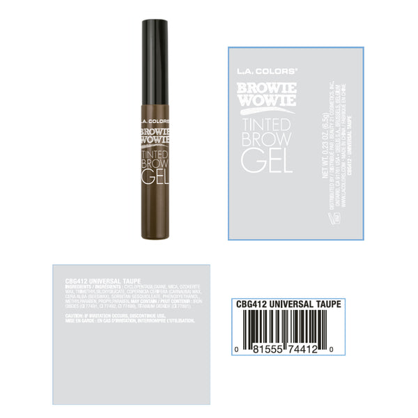 Browie Wowie Fixiergel für Augenbrauen - L.A. Colors : Universal Taupe - 2