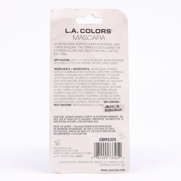 Die Colors Biggie Lash Tubing Mascara - L.A. Colors - 1