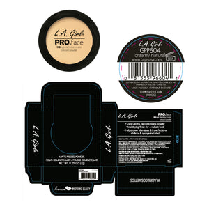 Kompaktpuder - Pro Face Matt - L.A. Girl : Creamy Natural - 2