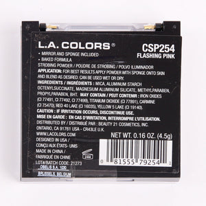 Strobing Puder-Highlighter - L.A. Colors : Flashing Pink - 2