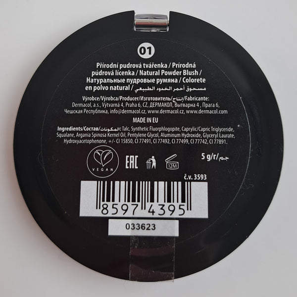 Natürliches Puderrouge - Dermacol : 01 - 2