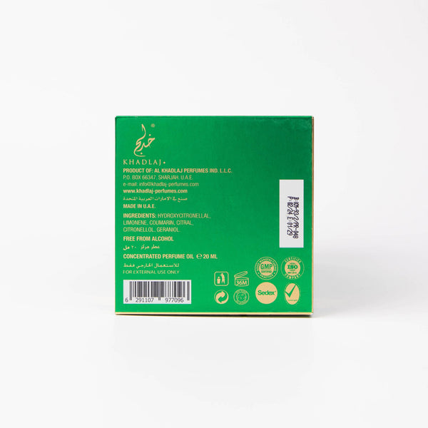 Parfümiertes Öl für Frauen Malika Green 15ml - Khadlaj - 2