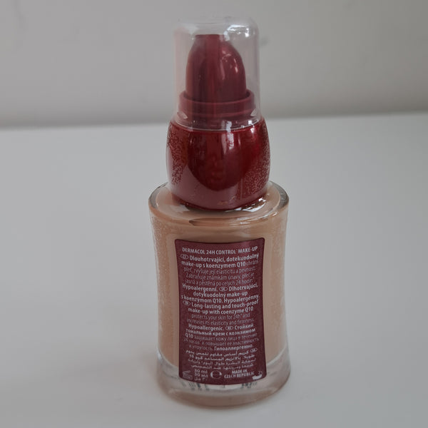 Langanhaltendes Make-up mit Q10 - 24-Stunden-Kontrolle langanhaltend - Dermacol : Base de maquillaje 24h control long lasting - 02 - 2