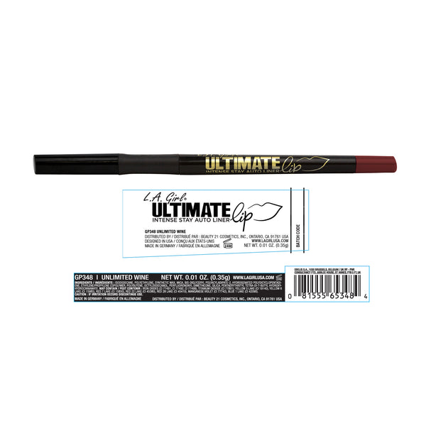 Automatischer Lippenstift - Ultimativ intensiv - L.A. Girl : Unlimited Wine - 2