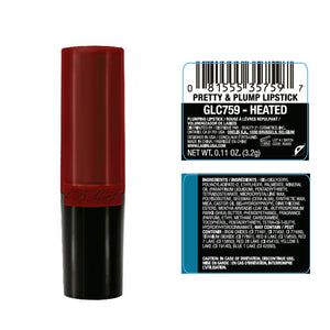 Pretty & Plump Lippenstift - L.A. Girl : Heated - 2