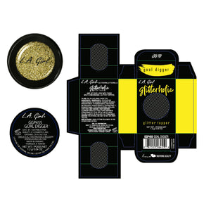 Lidschatten - Glitter Topper Glitterholic - L.A. Girl : Goal Digger - 3