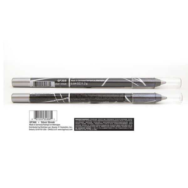 Gel Glide Eyeliner-Stift - L.A. Girl : Silver Streak - 2