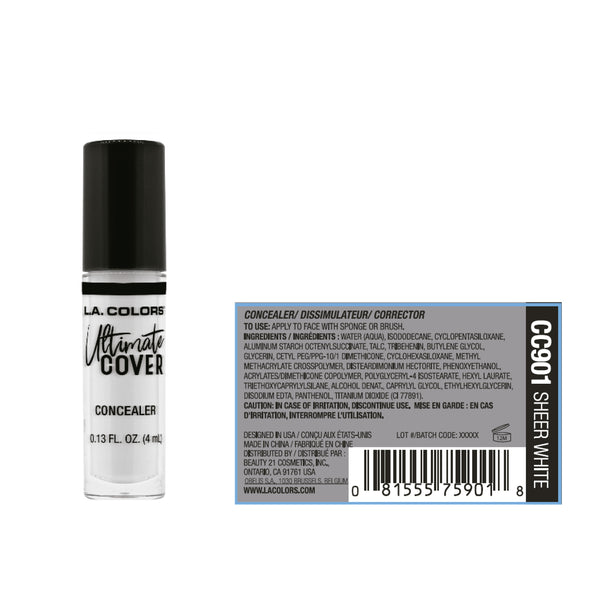 Korrektor Ultimate Cover - L.A. Colors : Sheer White - 3
