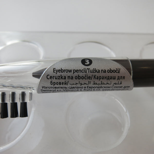Weicher Brauenstift - Dermacol : Lápiz de cejas - 03 - 3