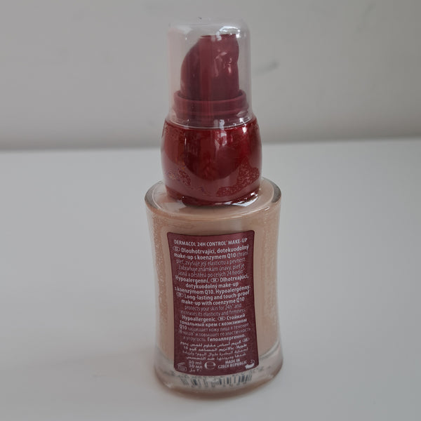 Langanhaltendes Make-up mit Q10 - 24-Stunden-Kontrolle langanhaltend - Dermacol : Base de maquillaje 24h control long lasting - 01 - 4