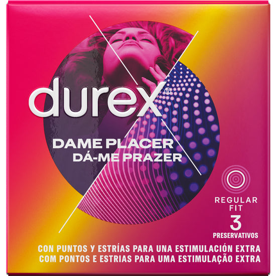 Durex Kondome Gib mir Vergnügen 3 Stück - Durex - 1