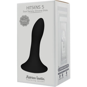 Hitsens 5 - Doppeldichte Silikon Dildo Schwarz - Adrien Lastic - 2