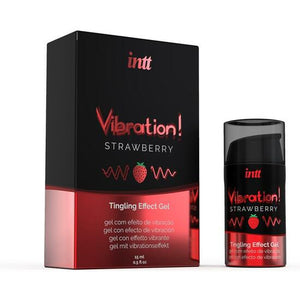 Erdbeergeschmack Flüssiges Vibrator 15ml - Intt - 1