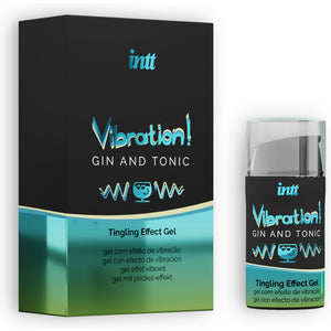 Vibrations Gin Tonic Flüssig Vibrator 15ml - Intt - 1
