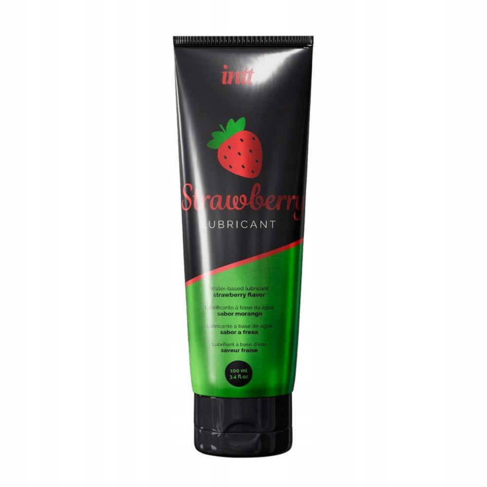 Wasserbasiertes Gleitmittel 100ml - Erdbeere - Intt - 1