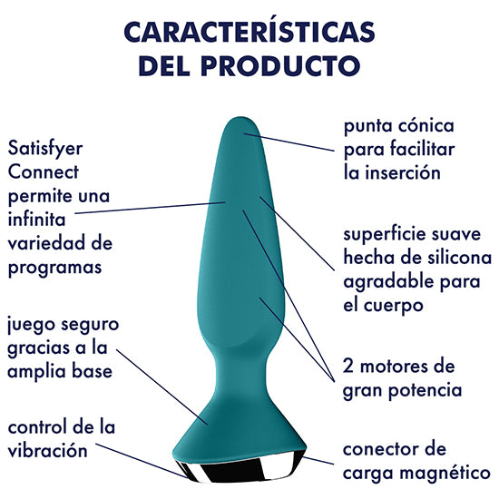 Anal-Plug Vibrator Plug-ilicious 1 Benzin - Satisfyer - 3