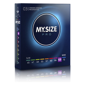 Kondome 69 mm - 3 Stück - My Size - 1