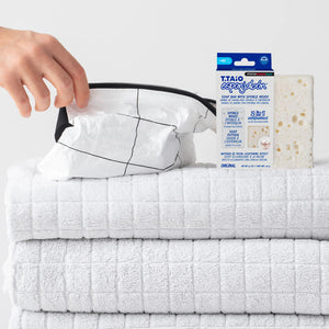 Schwammseife - Schwamm + Seife 2-in-1 - 120 Gramm - T.taio : Perla - 3