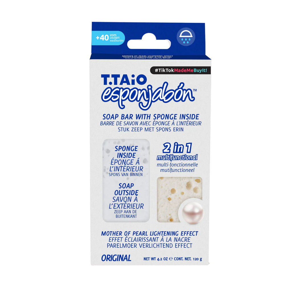 Schwammseife - Schwamm + Seife 2-in-1 - 120 Gramm - T.taio - 1