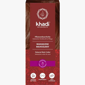 Natürliches Henna-Färbemittel - Kastanien-Mahagoni 100 g - Khadi - 1