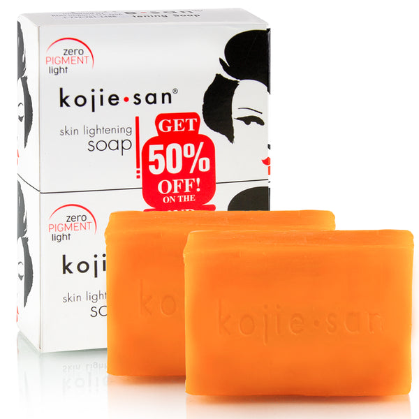 Kojic-Säure-Seifenstücke - Hautaufhellende Seife - Kojie San : 2x 135gr - 1