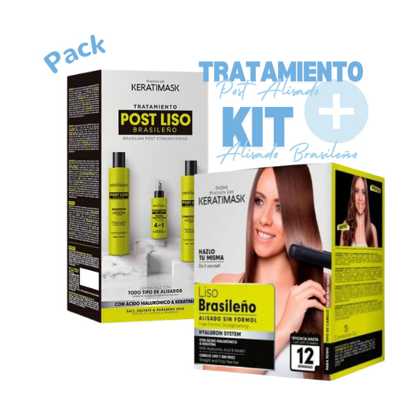 Keratimask Brasilianisches Glättungspaket + Nachglättung - Be Natural - 1