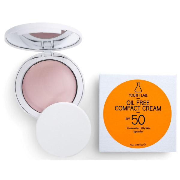 Kompakte Creme mit Farbe LSF 50 ohne Öl - Helle Farbe - Youth Lab - Youthlab - 1
