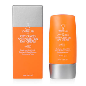 Leichte Antipollutionsspcreme SPF50 - City Guard 40 ml - Youthlab - 1