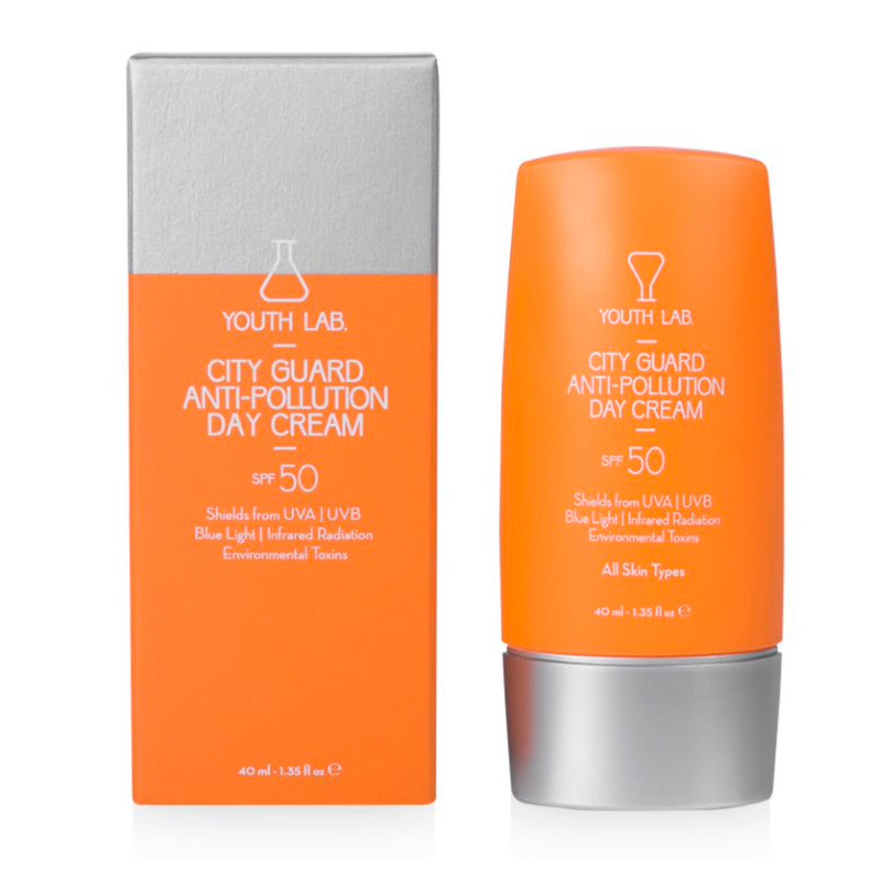 Leichte Antipollutionsspcreme SPF50 - City Guard 40 ml - Youthlab - 1