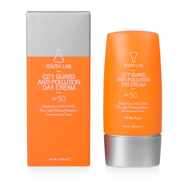 Leichte Antipollutionsspcreme SPF50 - City Guard 40 ml - Youthlab - 1