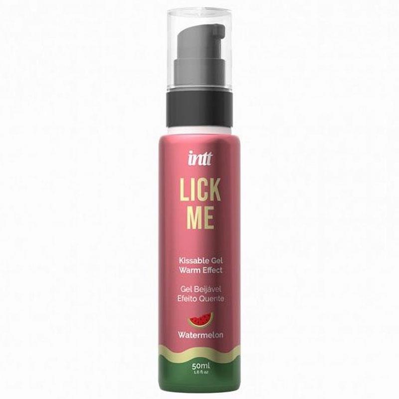 Essbarer Gel Lick Me Wassermelone Geschmack Wärmeeffekt - Intt - 1
