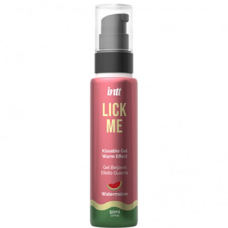 Essbarer Gel Lick Me Wassermelone Geschmack Wärmeeffekt - Intt - 1