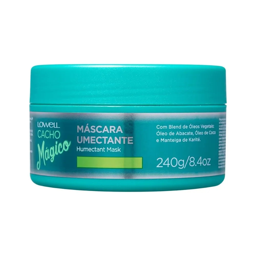 Feuchtigkeitsspendende Haarmaske - Cacho Mágico 240g - Lowell - 1