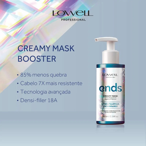 Regenerierende Haarmaske Creamy Mask Ends 100ml - Lowell - 2