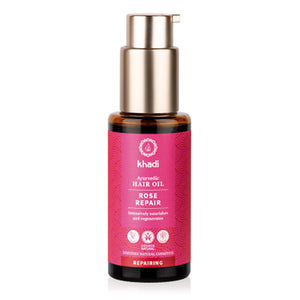 Rosa Haaröl-Reparatur für beschädigtes Haar - Khadi - 1