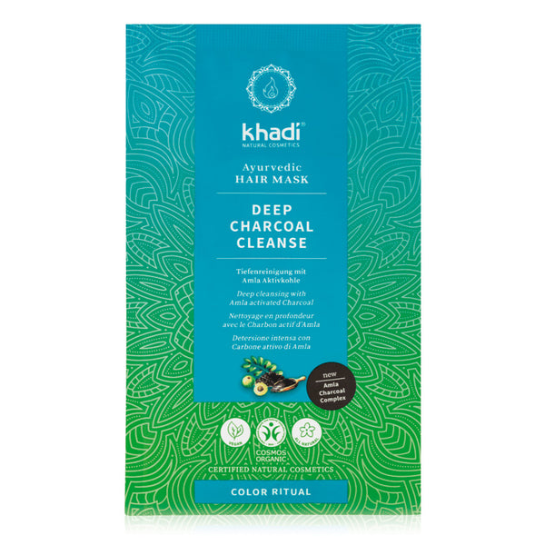 Tiefenreinigende Detox-Maske mit Amla-Aktivkohle 50g - Khadi - 1