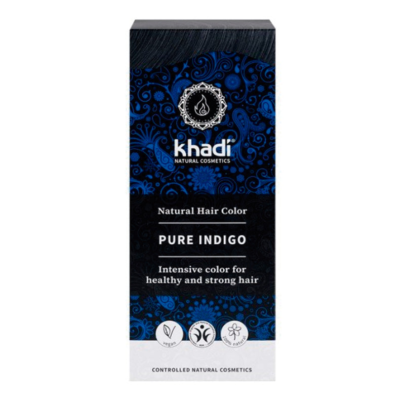 Indigo 100% rein und natürlich 100 gr - Khadi - 1