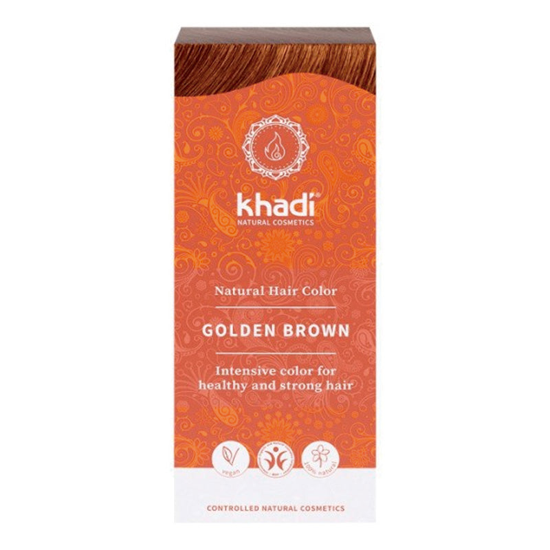 Kräuterfarbe Goldene Kastanie. 100 Gramm - Khadi - 1