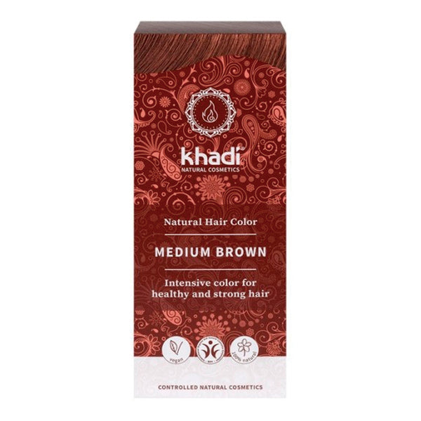 Kräuterfarbe Mittelbraun. 100 Gramm - Khadi - 1