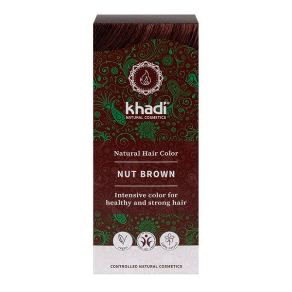 Kräuterfarbe Kastanie Haselnuss. 100 Gramm - Khadi - 1