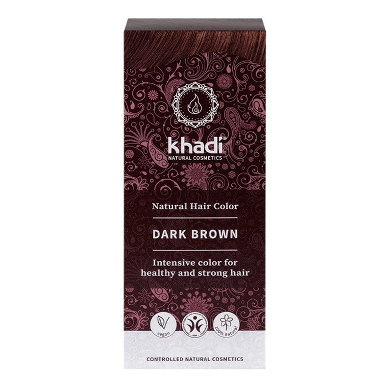 Kräuterfarbe Dunkelbraun. 100 Gramm - Khadi - 1