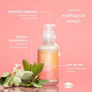 Peeling Gesichtsreiniger - Peeling Rosen Gesichtsreiniger 100ml - Freshly Cosmetics - 2