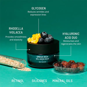 Omega-reiche Gesichtscreme Well-Ageing 50 ml - Freshly Cosmetics - 3