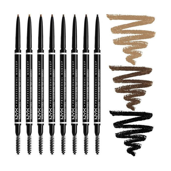 Micro Brow Augenbrauenstift - Professionelles Make-up - Nyx : MICRO BROW PNCL - BLACK - 1