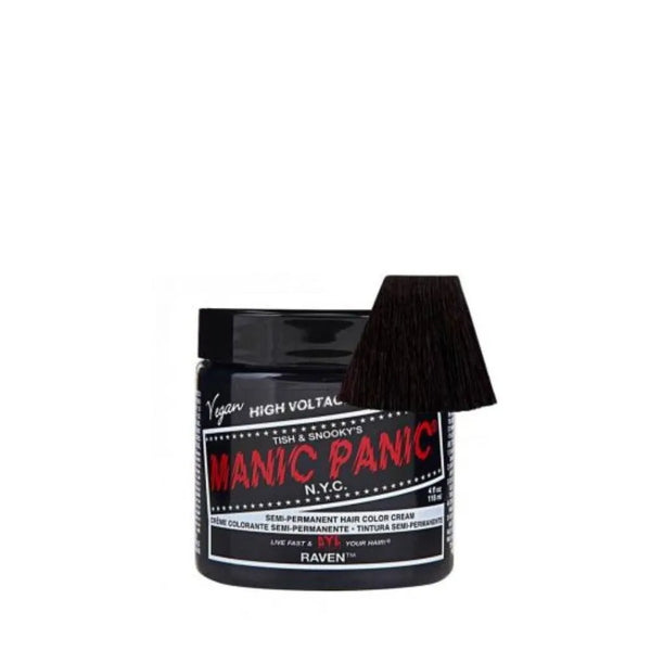 Semipermanenter Farbstoff Classic 118ml - Manic Panic : Raven - 1