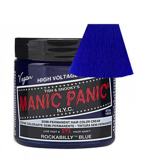 Semipermanenter Farbstoff Classic 118ml - Manic Panic : Rockabilly Blue - 1